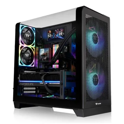 PC-Gehäuse Thermaltake View 390 Air Schwarz ATX Tempered Glass RGB Gaming