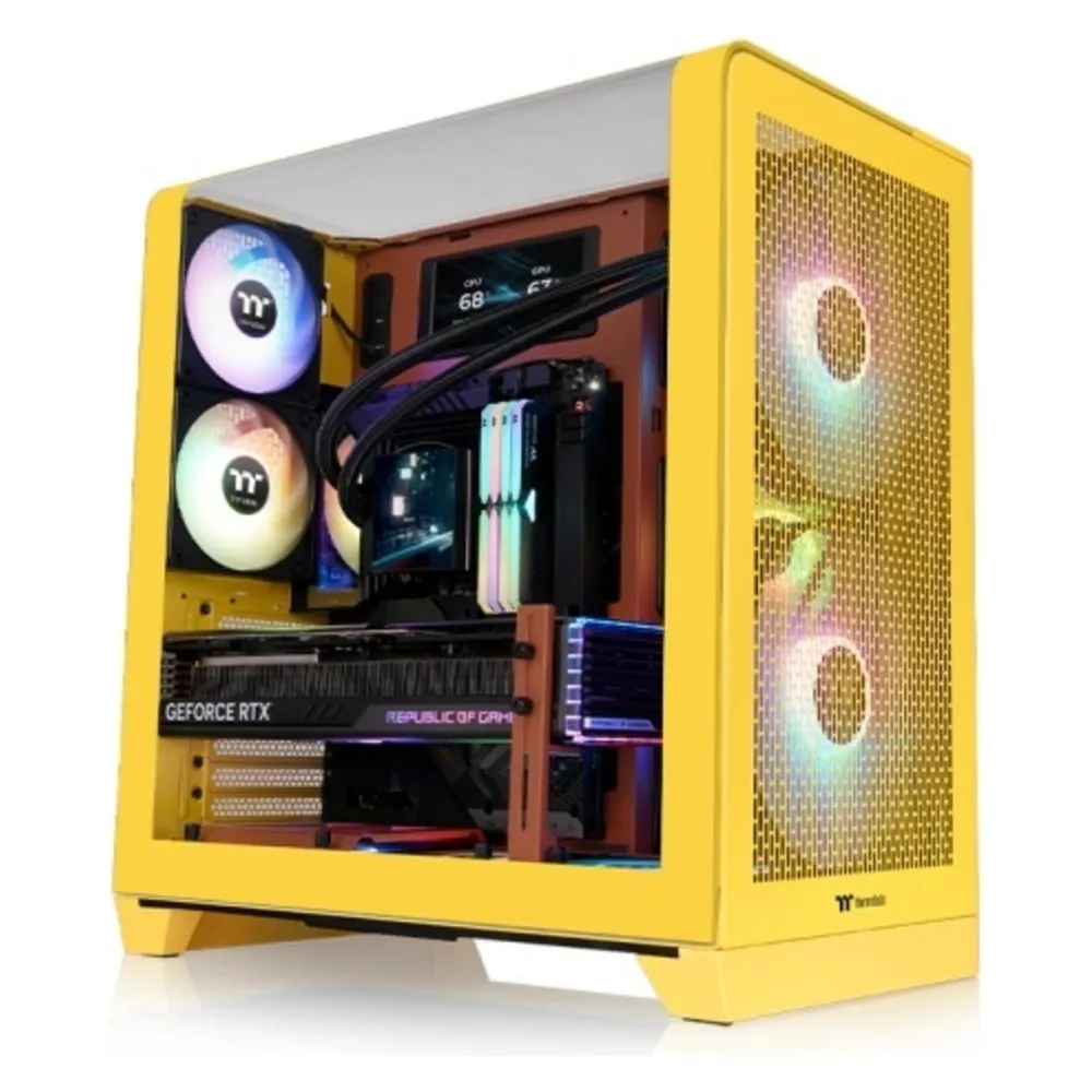 PC-Gehäuse Thermaltake View 390 Air Midi Tower Gehärtetes Glas Multi