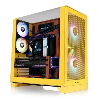 PC-Gehäuse Thermaltake View 390 Air Midi Tower Gehärtetes Glas Multi