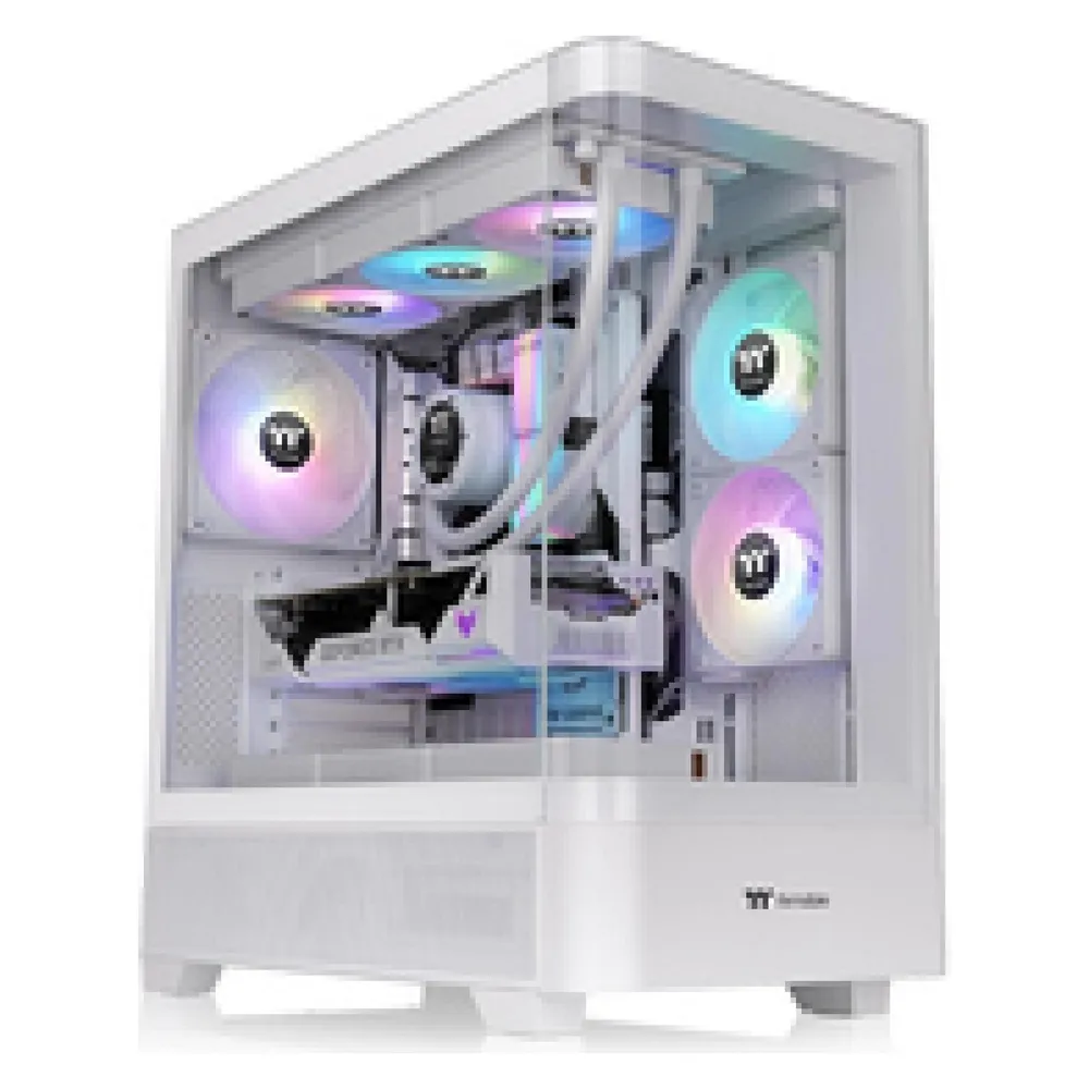 PC-Gehäuse Thermaltake View 290 TG ARGB Weiß ATX Tempered Glass RGB