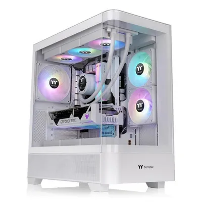 PC-Gehäuse Thermaltake View 290 TG ARGB Weiß ATX Tempered Glass RGB