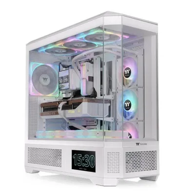 PC-Gehäuse Thermaltake CA-11H-00F6WN-00 Full Tower Weiß ATX EATX RGB Glasfenster