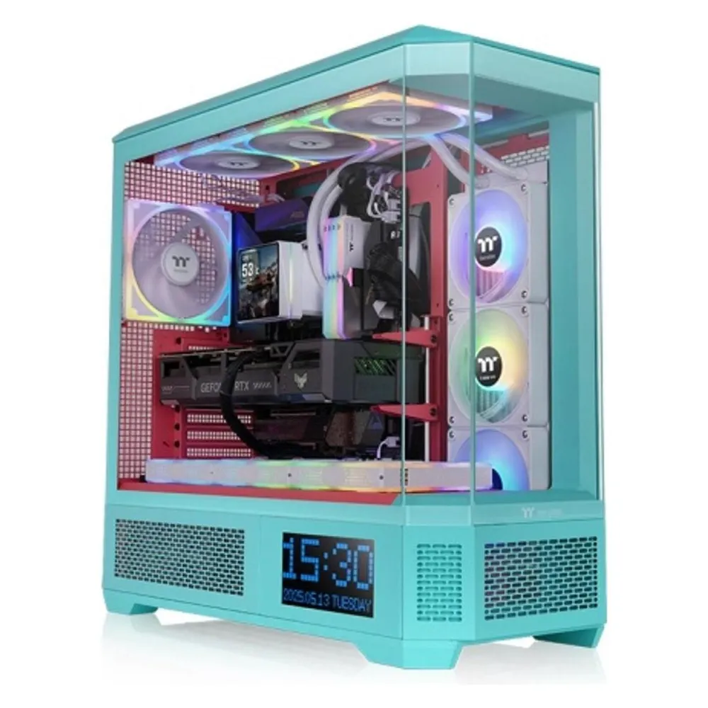 PC-Gehäuse Thermaltake CA-11H-00FLWN-00 Full Tower Mint ATX EATX Glass RGB