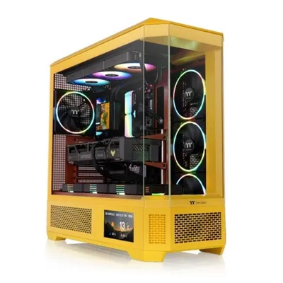 PC-Gehäuse Thermaltake CA-11H-00FMWN-00 Full Tower ATX EATX Glas Caramel RGB