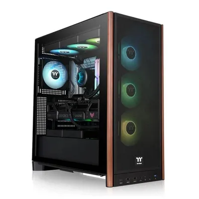 ATX Tower Thermaltake S370 WS Schwarz Gehärtetes Glas Gaming USB-C