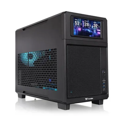 Gehäuse Thermaltake TR200 WS Schwarz Mini-ITX micro ATX