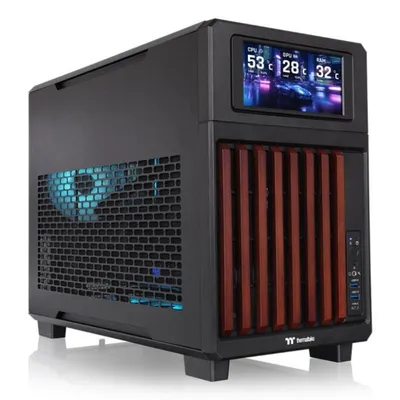 PC-Gehäuse Thermaltake TR200 WS Schwarz Mini-ITX micro ATX
