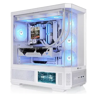 ATX Tower Thermaltake View 370 TG ARGB Weiss Glas Gaming
