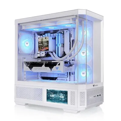 ATX Tower Thermaltake View 370 TG ARGB Weiss Glas Gaming