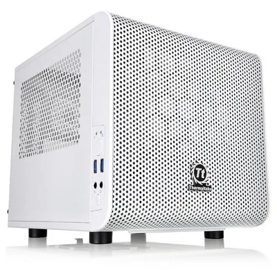 Thermaltake Core V1 Snow Edition Cube Weiß