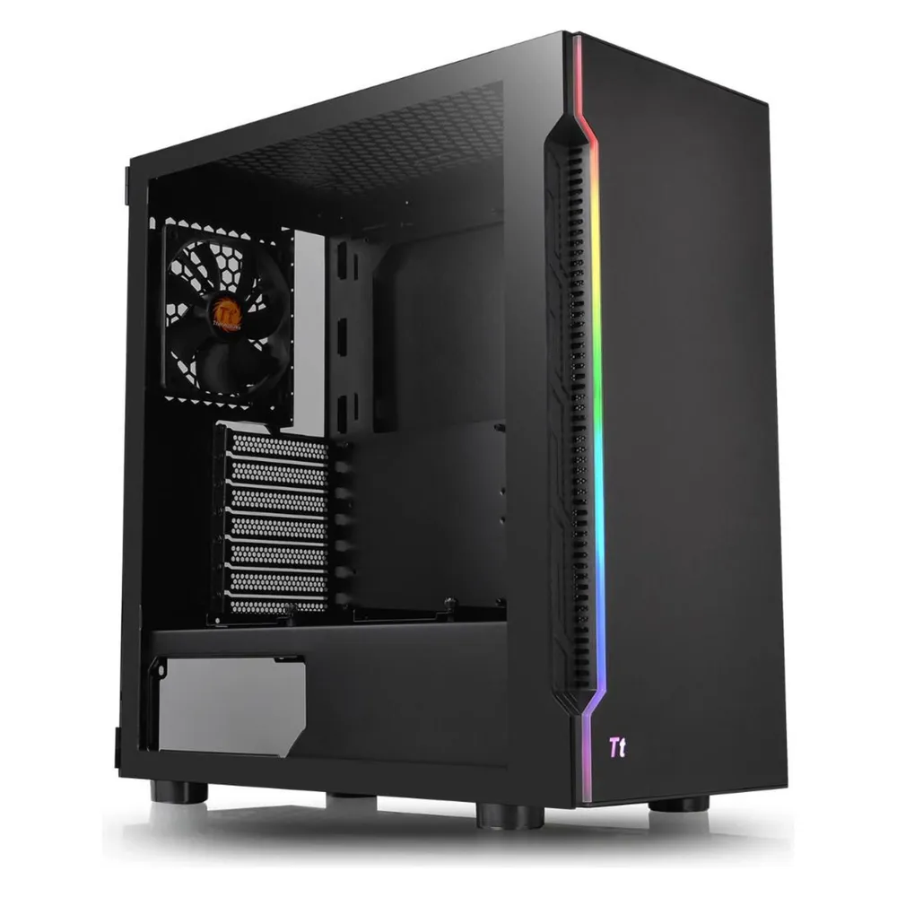 Thermaltake H200 TG RGB gehärtetes Glas USB 3.1 Schwarz