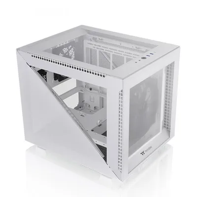 Thermaltake Divider 200 TG Snow Micro Gehäuse gehärtetes Glas USB 3.0
