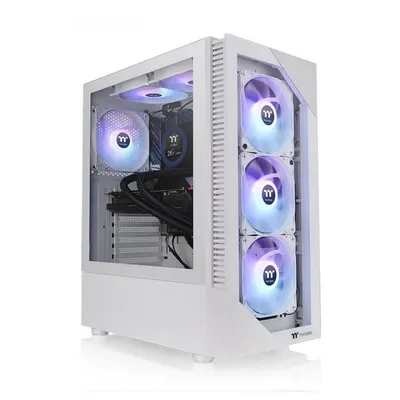 Thermaltake View 200 TG ARGB Schnee gehärtetes Glas USB 3.0