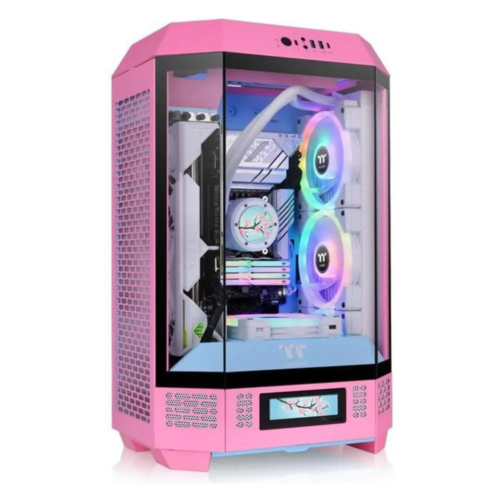 Gehäuse Thermaltake Tower 300 Bubble Pink Micro Tower Rosa