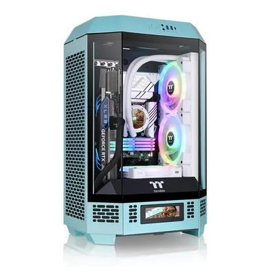 Gehäuse Thermaltake 300 Turquoise Micro Tower ATX