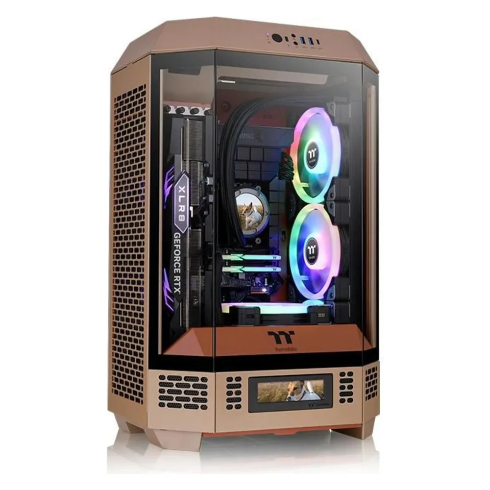 PC-Gehäuse Thermaltake The Tower 300 Gravel Sand Micro Tower Tempered Glass