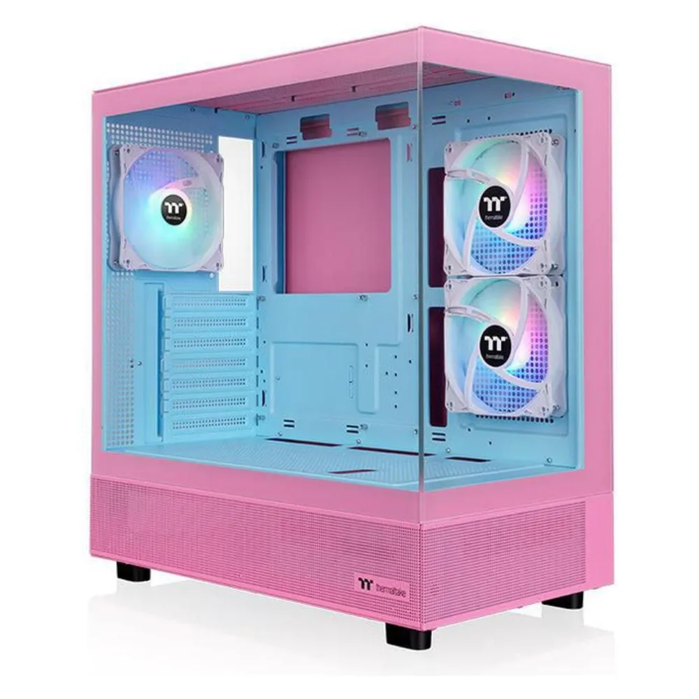 PC-Gehäuse Thermaltake View 270 Plus TG Rosa Gehärtetes Glas ATX