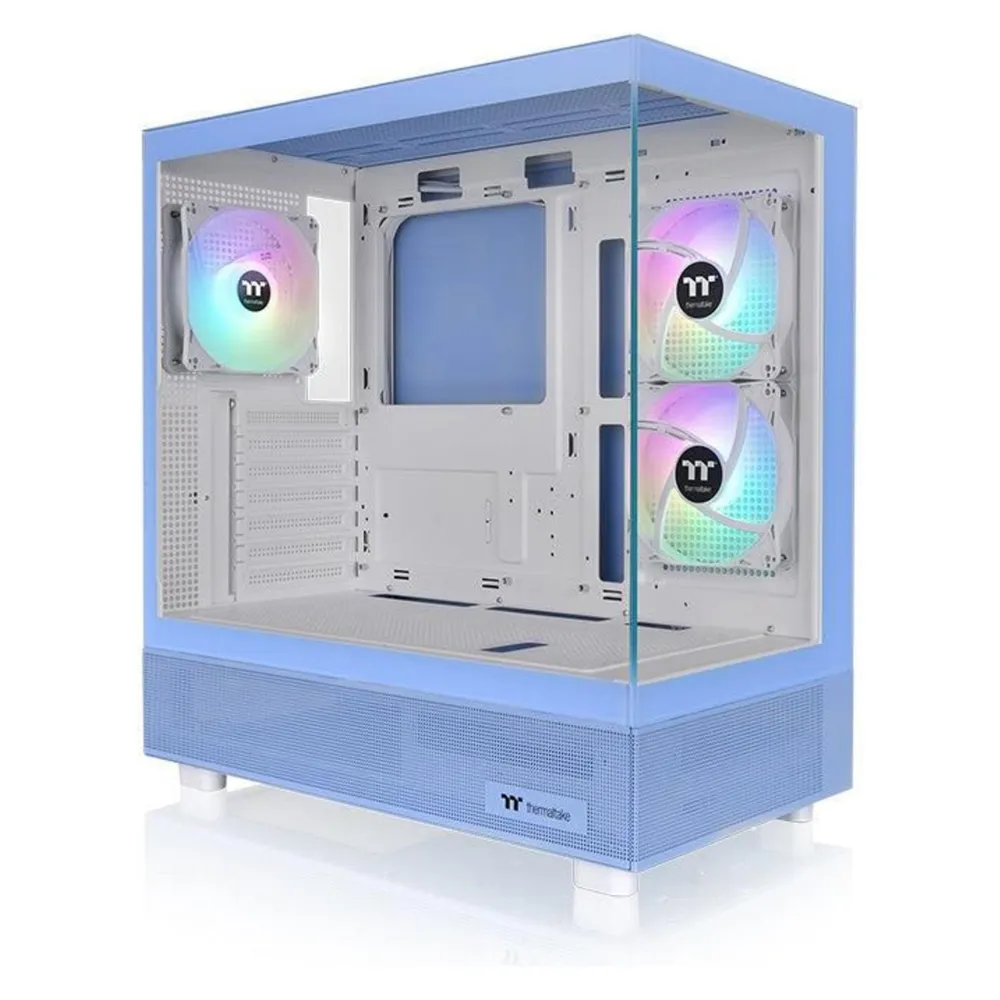 PC-Gehäuse Thermaltake View 270 Plus TG ARGB Hydrangea Blue Midi Tower