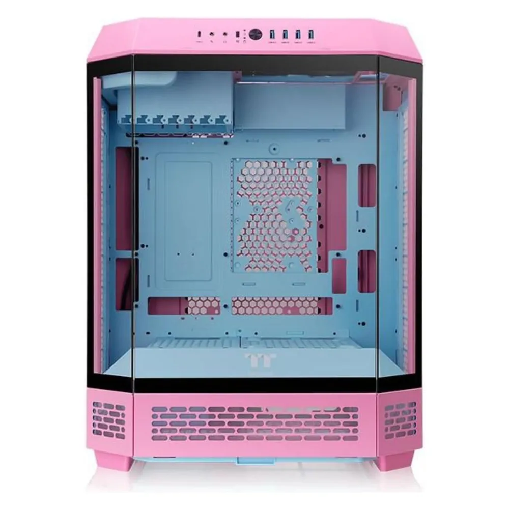PC-Gehäuse Thermaltake Tower 600 Rosa ATX Gehärtetes Glas Gaming