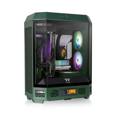 PC-Gehäuse Thermaltake Tower 600 Grün ATX Micro ATX Mini-ITX Gehärtetes Glas