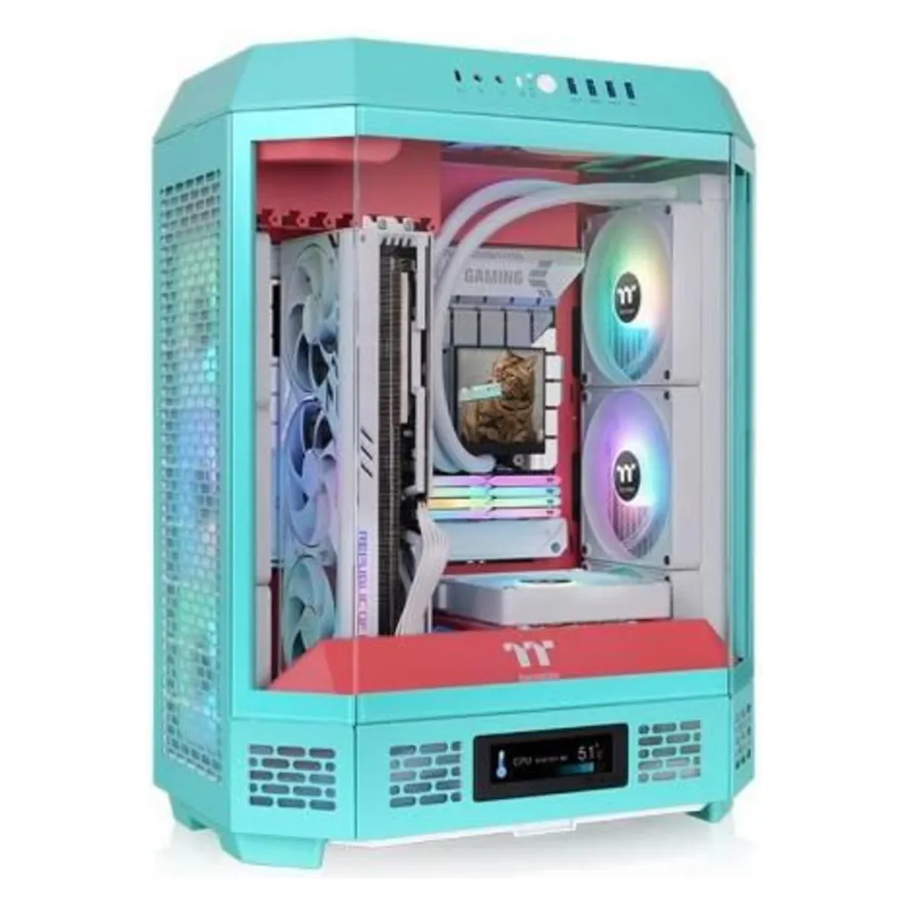 PC-Gehäuse Thermaltake The Tower 600 Minze ATX Micro ATX Mini-ITX Gehärtetes Glas