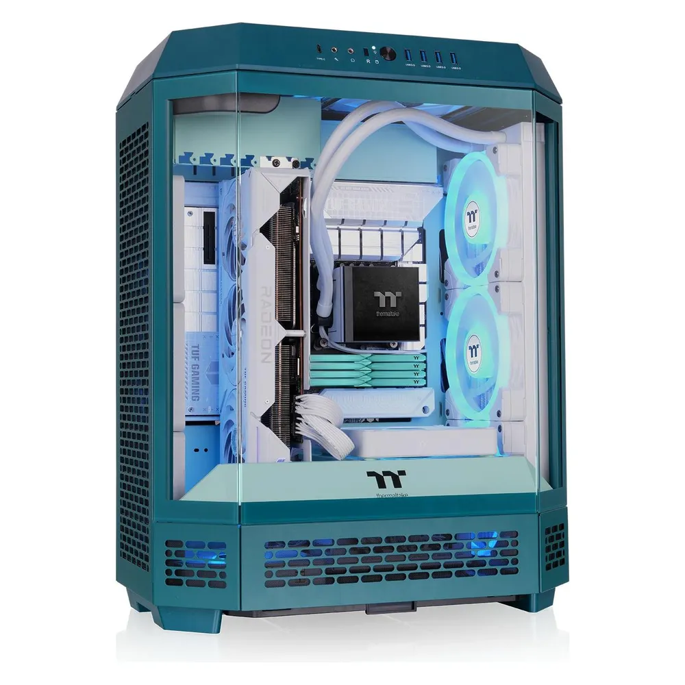 PC-Gehäuse Thermaltake The Tower 600 Transformative Teal Midi Tower