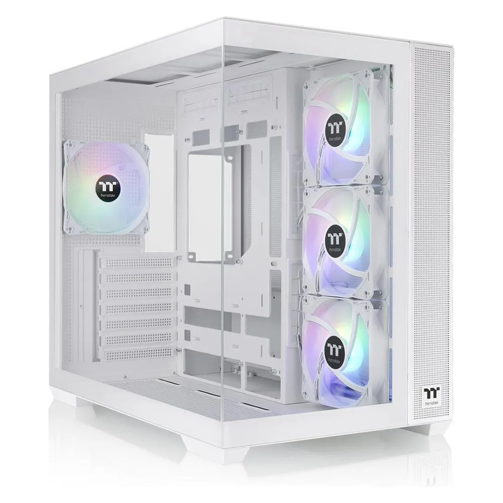 Gehäuse Thermaltake View 380 TG ARGB Snow Midi Tower Weiß