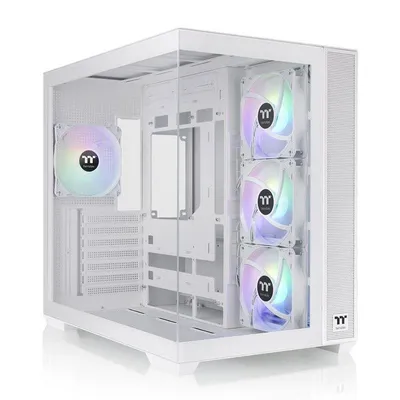 Gehäuse Thermaltake View 380 TG ARGB Snow Midi Tower Weiß