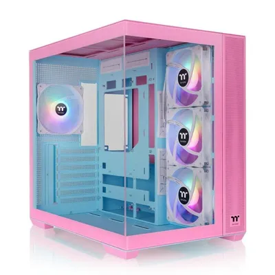 PC-Gehäuse Thermaltake View 380 TG ARGB Weiß Gehärtetes Glas ATX