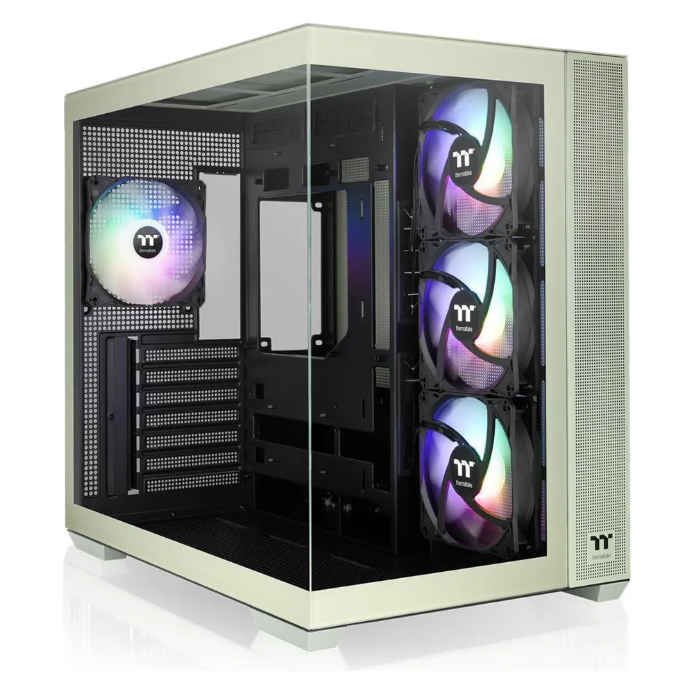 PC-Gehäuse Thermaltake View 380 TG ARGB Matcha Green Midi Tower