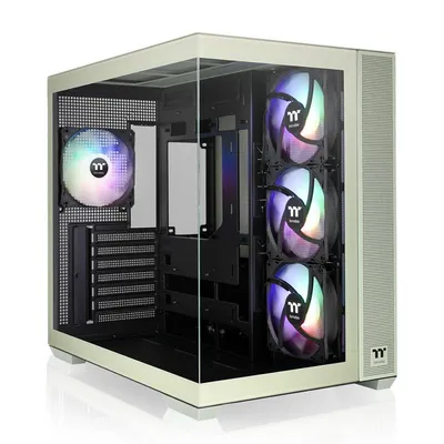 PC-Gehäuse Thermaltake View 380 TG ARGB Matcha Green Midi Tower