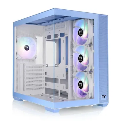 Gehäuse Thermaltake View 380 TG ARGB Hydrangea Blue Midi Tower
