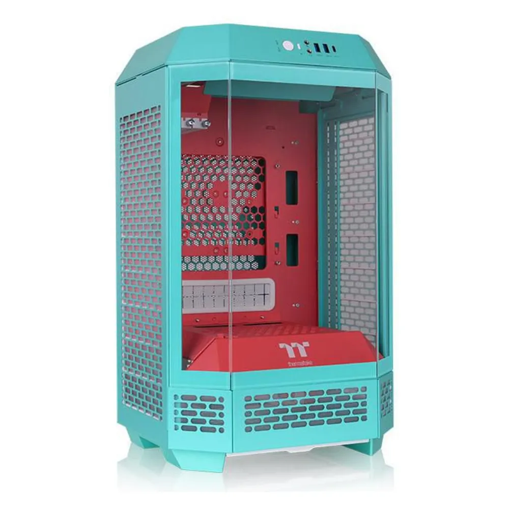 PC-Gehäuse Thermaltake The Tower 250 Mini Tower Mini-ITX Minze/Rot