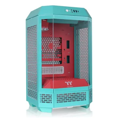 PC-Gehäuse Thermaltake The Tower 250 Mini Tower Mini-ITX Minze/Rot