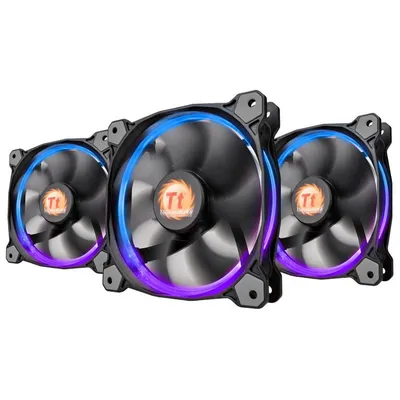 Thermaltake Riing 14 LED-RGB-Lüfter, 140 mm, 3er-Pack Lüfter