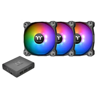 Thermaltake 3er-Pack Pure Plus RGB 14 Kühlerlüfter TT Premium Edition
