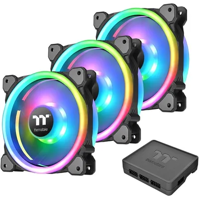 Thermaltake Riing Trio 14 LED RGB TT Packung mit 3 140-mm-Lüftern