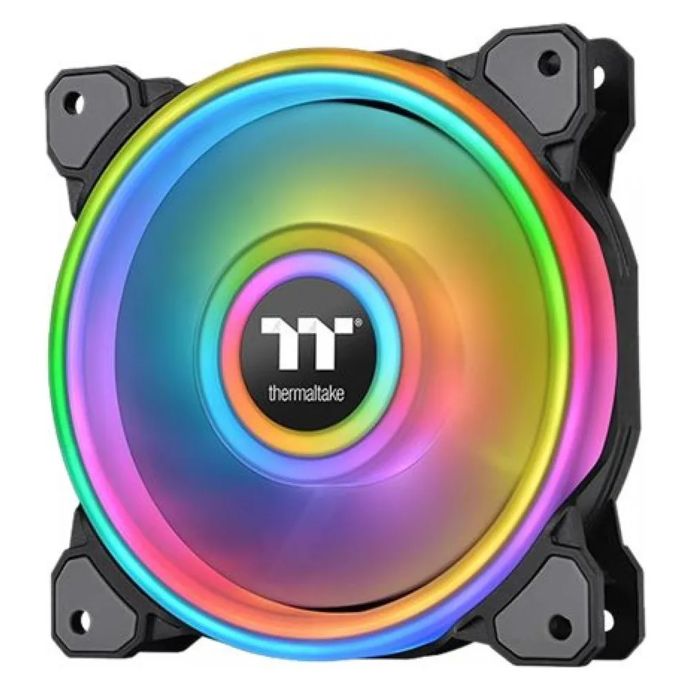 Thermaltake Riing Quad 12 RGB 120mm ultra-leiser RGB-Zusatzlüfter 54 LEDs NeonMaker