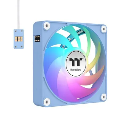 Kühlung Luft Thermaltake 140mm CL-F197-PL14BU-A RGB PWM Blau 3 Stück