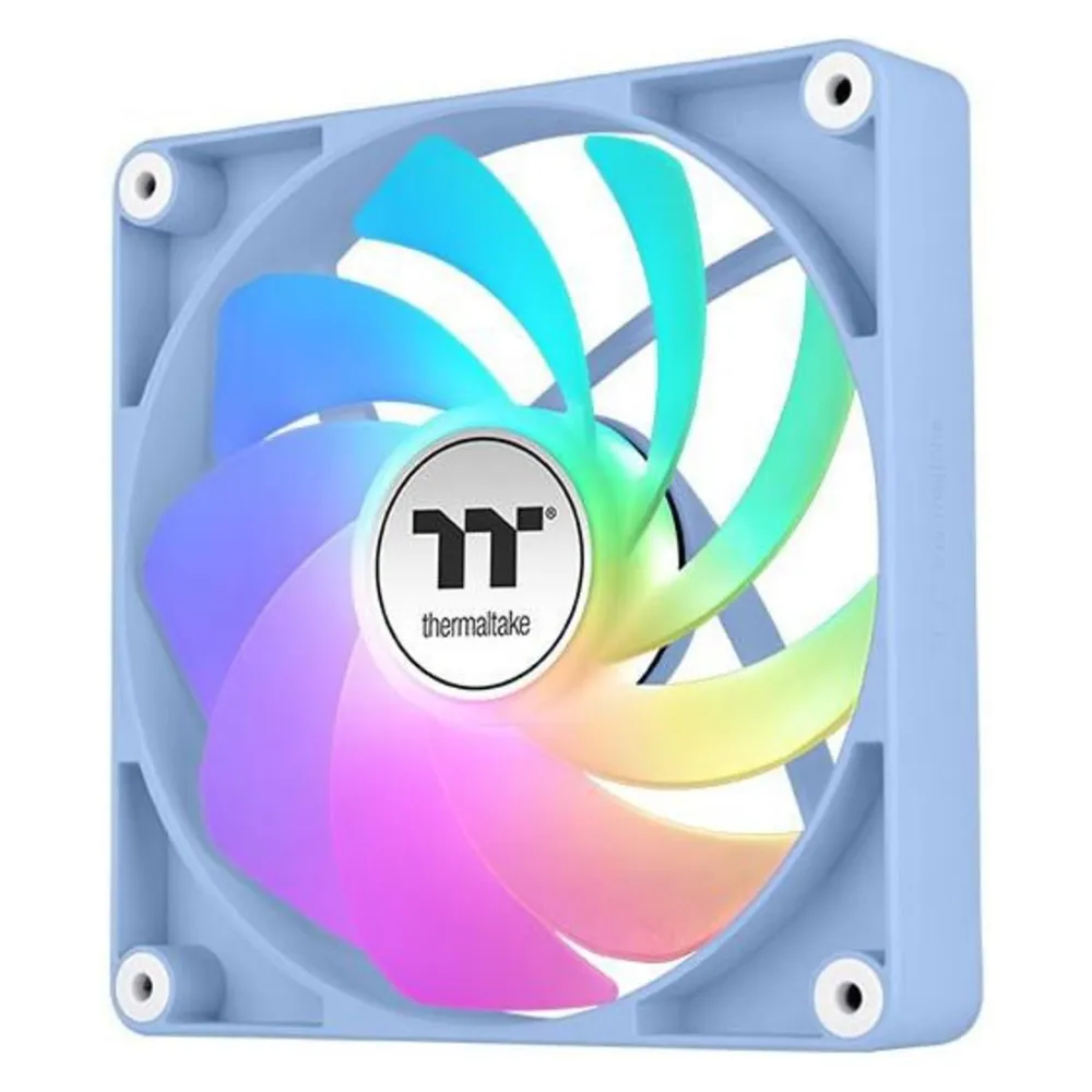 Kühlung Lüfter Thermaltake 120mm 500-2000 RPM Blau Weiß CT120 Hydrangea Blue