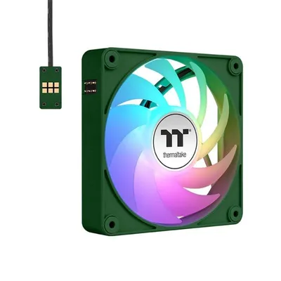 Kühlung Luft Thermaltake 120 mm CT120 EX ARGB Racing Green Dreifachlüfter