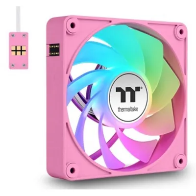 Kühlung Luft Thermaltake 3 Lüfter 12 cm CT120 EX ARGB Sync Neon Pink