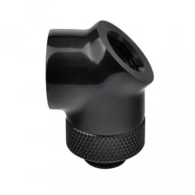 Wasserkühlung Thermaltake Pacific Winkeladapter G1/4" 45º+90º Schwarz