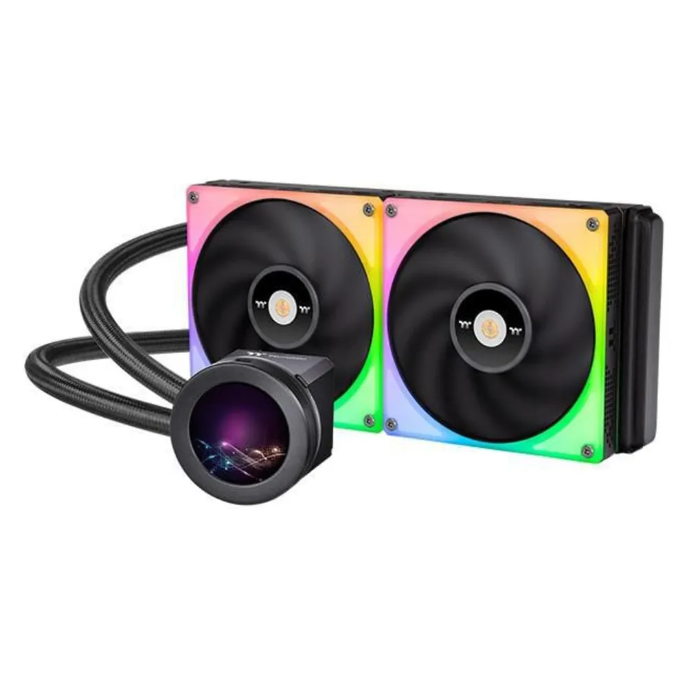 Flüssigkeitskühlung Thermaltake TOUGHLIQUID Ultra 280 RGB 280mm 2 Lüfter LCD Drehbar