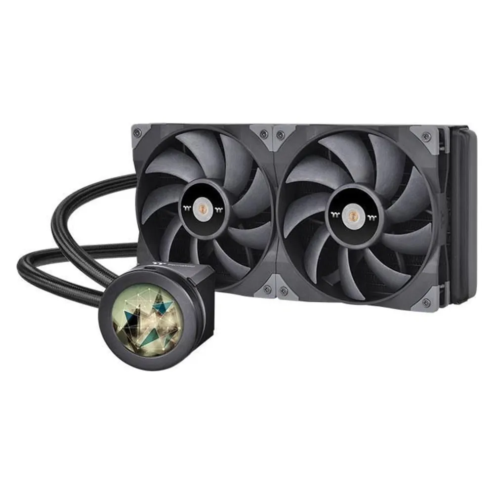 Flüssigkeitskühlung Thermaltake TOUGHLIQUID Ultra 280mm 2 Lüfter RGB LCD Drehbar