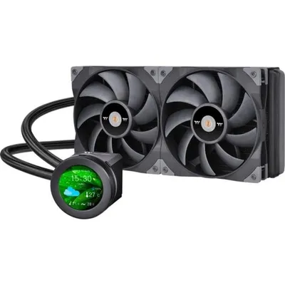 Flüssigkeitskühlung Thermaltake TOUGHLIQUID Ultra 280mm 2 Lüfter RGB LCD Drehbar