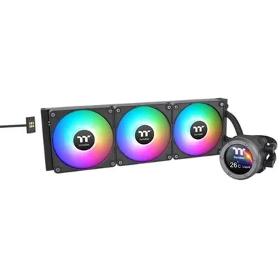 Thermaltake TH420 V2 Ultra EX ARGB Wasserkühlung 420mm RGB 3 Lüfter Anpassbares LCD