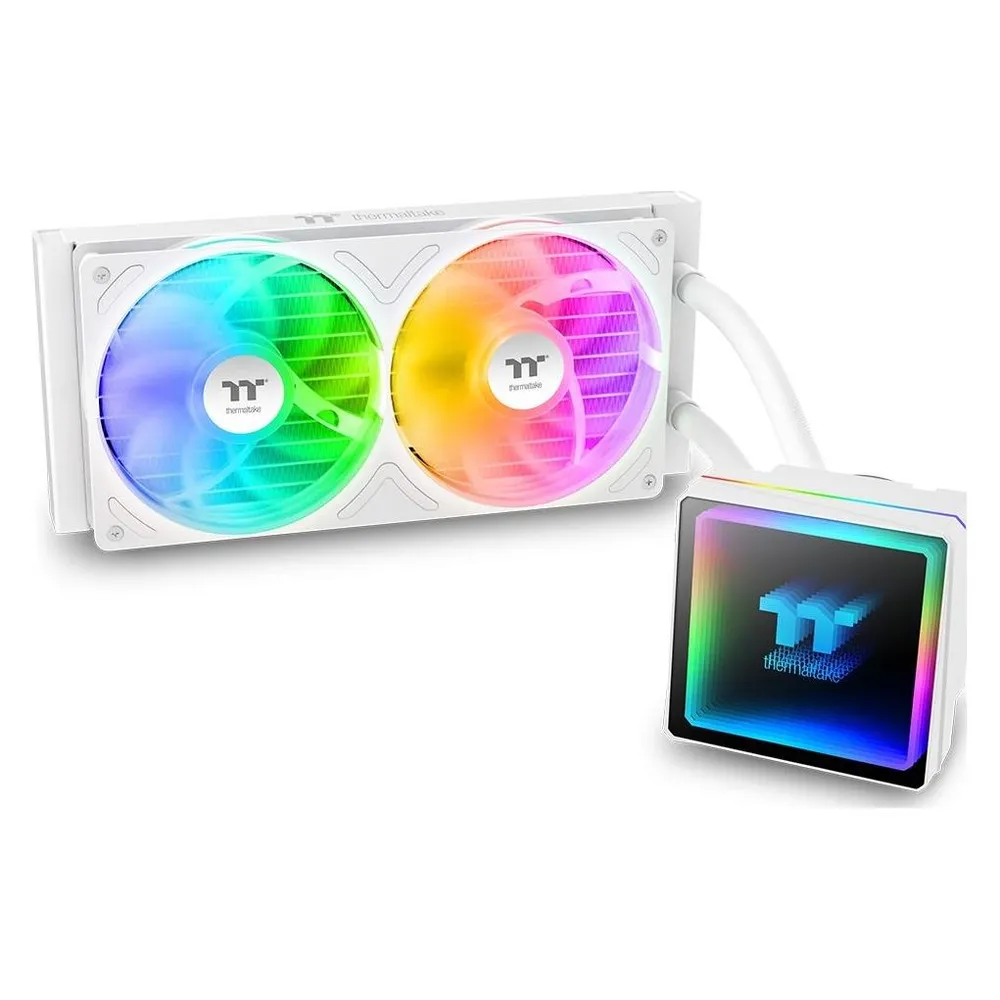 Refrigeración Líquida Thermaltake TH240 V3 ARGB 240mm 2 Lüfter Weiß