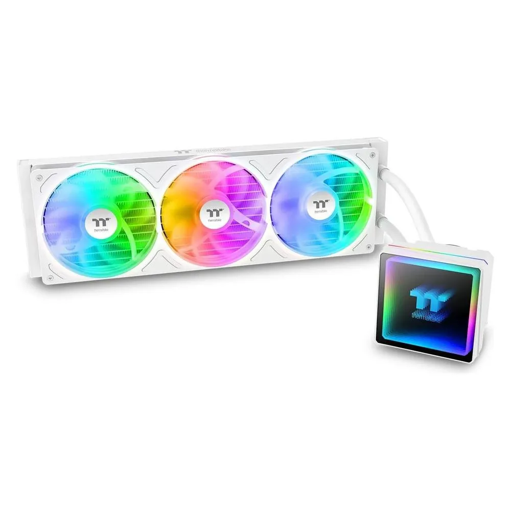 Refrigeración Líquida Thermaltake TH360 V3 ARGB 360mm 3 Lüfter Weiß