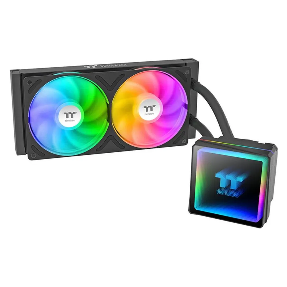 Refrigeración Líquida Thermaltake TH240-S V3 ARGB 240mm 2 Ventiladores Display LCD